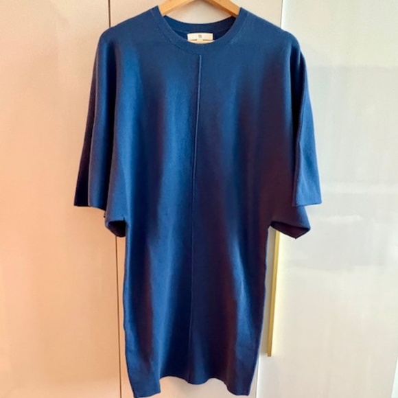 Merino Wool - Flutter Sleeve Sweater Dress. Very soft - Picture 2 of 5